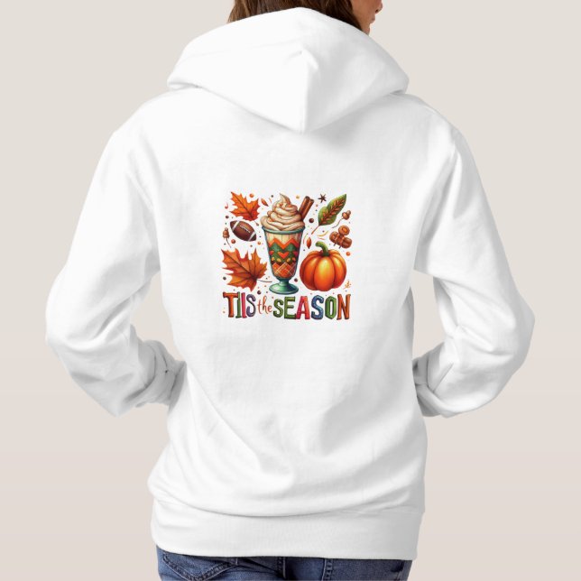 Es ist die Jahreszeit Hoodie (Rückseite)