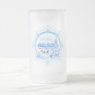 Es ist die Jahreszeit - Mattglas Bierglas