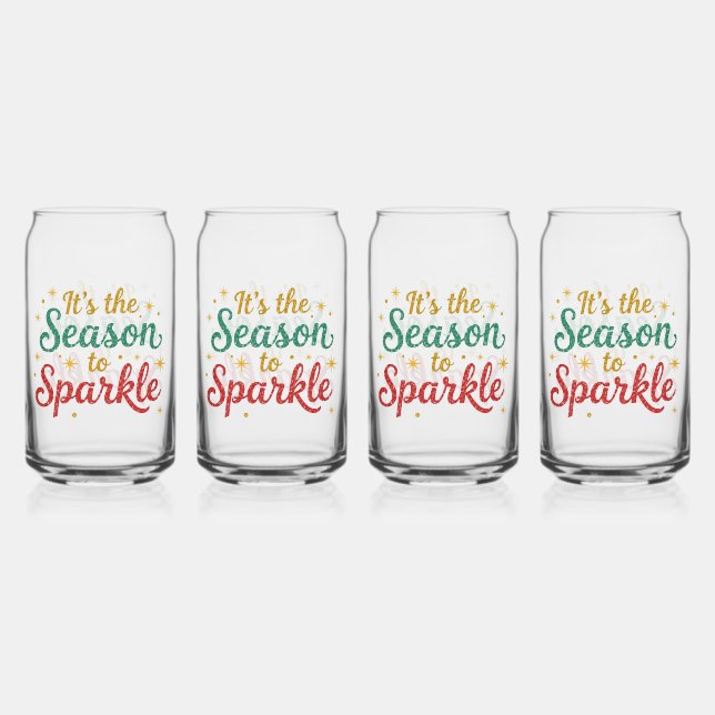 Es ist die Jahreszeit zu sprießen Dosenglas (Vorderseite)