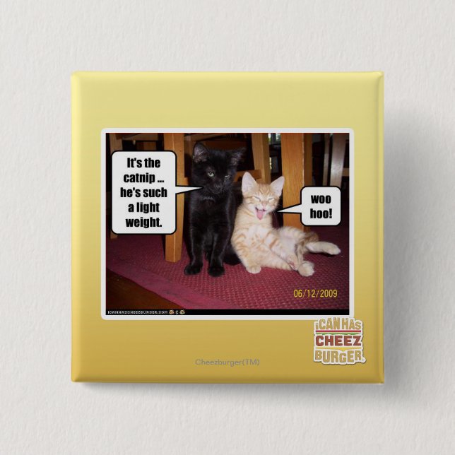 Es ist die Katzenminze Button (Vorderseite)