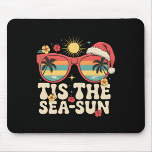 Es ist die Meersonne Groovy Weihnachten im Juli So Mousepad