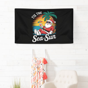 Es ist die Meersonne Santa Strand Weihnachten im J Banner