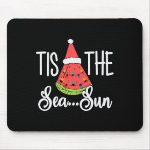 Es ist die Meersonne Wassermelone Weihnachten im J Mousepad