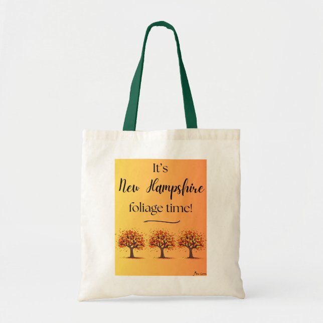 Es ist die neue Hampshire-Foliage-Zeit Tote Bag Tragetasche (Vorne)