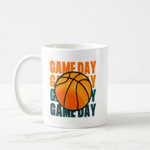 Es ist die Saison Basketball Vintage Spieltag Kaffeetasse