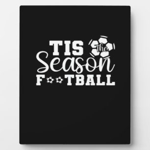 Es ist die Saison Football Fotoplatte