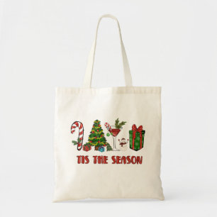 Es ist die Saison Frohe Weihnachten Tragetasche