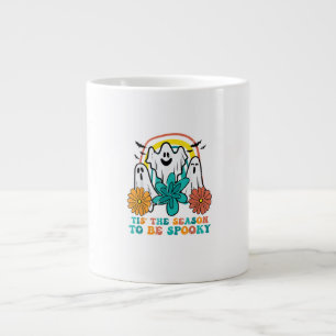 Es ist die Saison für gruseliges Retro-Halloween f Jumbo-Tasse