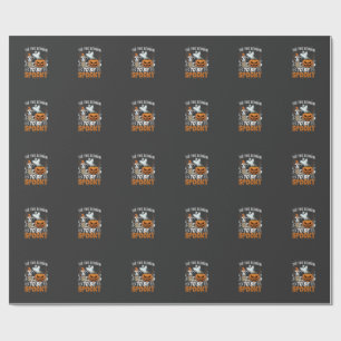 Es ist die Saison Grusel Halloween Kürbis Geist Geschenkpapier