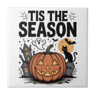 Es ist die Saison Halloween Fliese