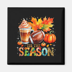 Es ist die Saison Herbst Kaffee Fußball Herbst Ges Magnet