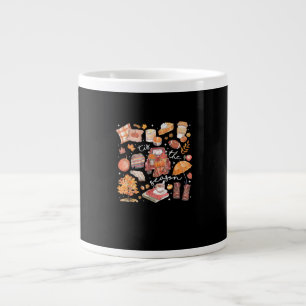 Es Ist Die Saison Kürbis Herbst Fall Yall Blätter Jumbo-Tasse