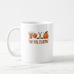 Es Ist Die Saison Kürbis-Latte Herbstblätter Dankf Kaffeetasse