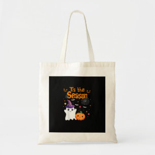 Es ist die Saison Kürbis Retro Groovy Vintage Hall Tragetasche