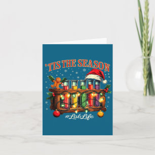 Es ist die Saison Lab Leben Medizin Weihnachten Wi Karte