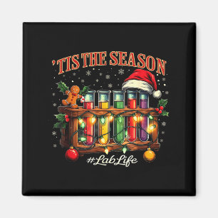 Es ist die Saison Lab Leben Medizin Weihnachten Wi Magnet