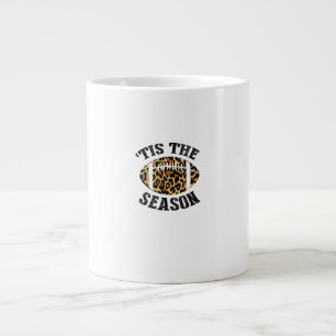 Es ist die Saison Leopard-Fußballsaison Spieltag Jumbo-Tasse