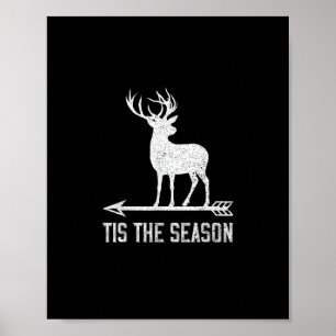 Es ist die Saison Lustiger Hirschjagd Poster