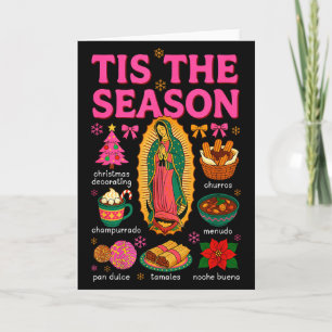 Es ist die Saison mexikanisches Weihnachten Xmas E Karte