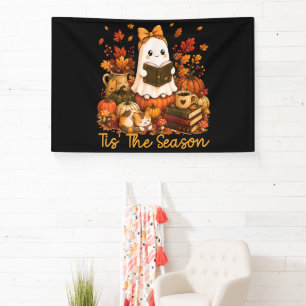 Es ist die Saison Niedlicher Geist Lesebuch Herbst Banner