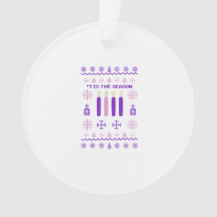Es ist die Saison Pullover Weihnachten Xmas Kathol Ornament