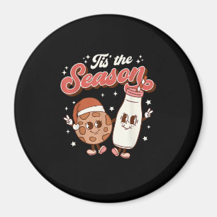 Es ist die Saison Retro 70er 80er Vintage Groovy C Magnet