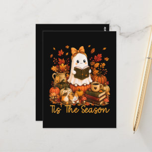 Es ist die Saison Süßer Geist Lesebuch Herbst Postkarte
