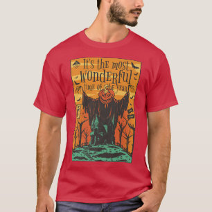 Es ist die Saison, um gruselig zu sein, Retro-Horr T-Shirt