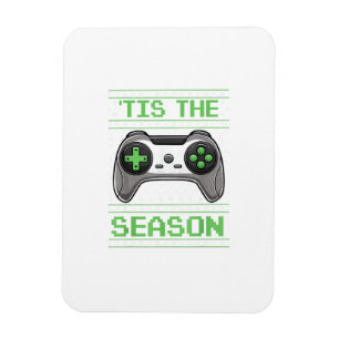 Es ist die Saison Videospiele Weihnachten Xmas Gam Magnet