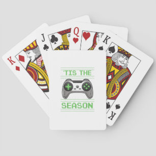 Es ist die Saison Videospiele Weihnachten Xmas Gam Spielkarten