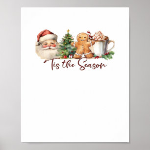 Es Ist Die Saison Weihnachtsfeier Kleidung Lustig Poster