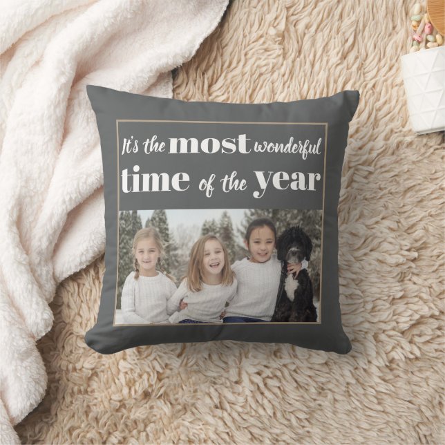 Es ist die schönste Zeit des Jahres! Foto Kissen (Decke)