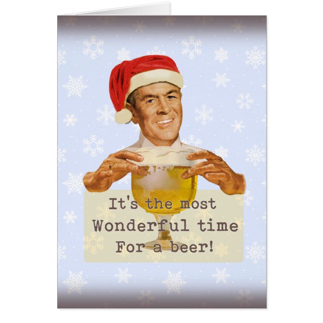 Es ist die schönste Zeit... Weihnachtskarte (Vorne)