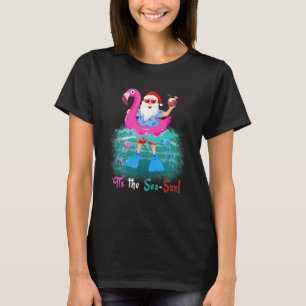 Es ist die Sea Sun Santa Sonnenbrille schwimmen Fl T-Shirt
