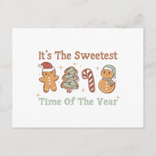 Es ist die süßeste Zeit des Jahres Cute Funny Xmas Postkarte