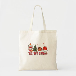 Es ist die Weihnachtszeit Xmas Basketball Tragetasche