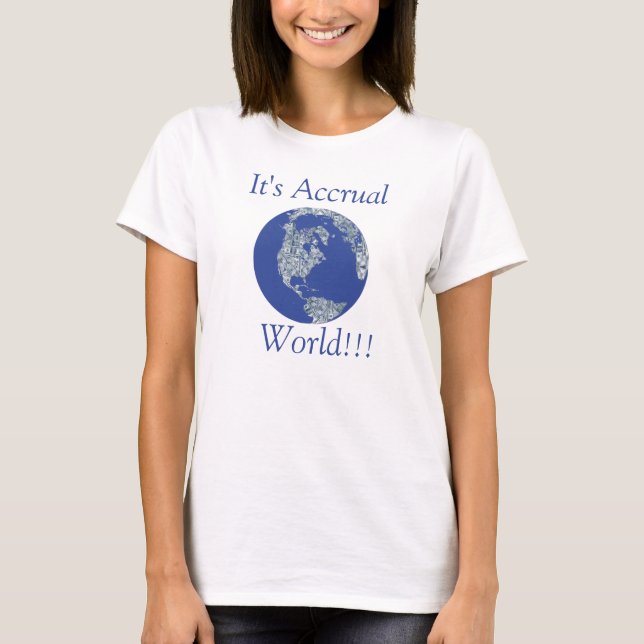 Es ist die Welt II der Perioden T-Shirt (Vorderseite)