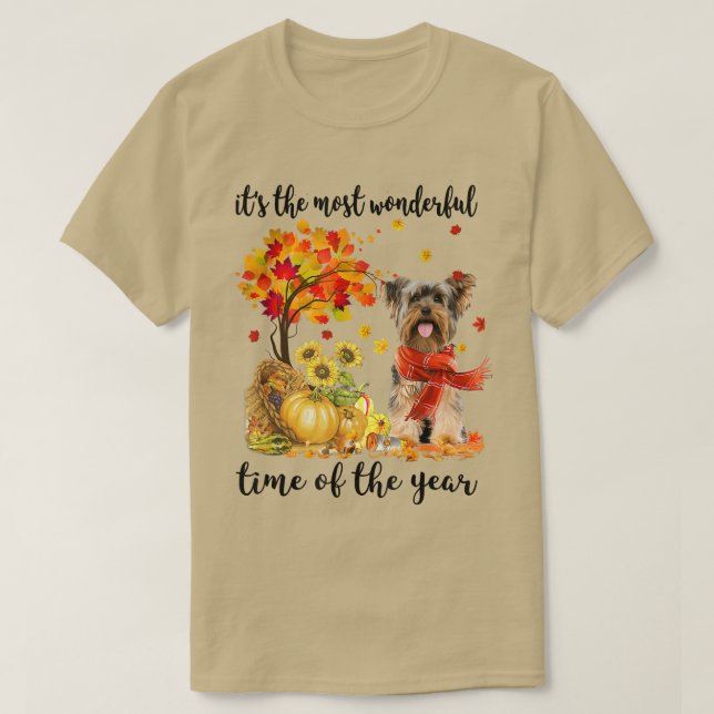 Es ist die wunderbarste Herbst-Zeit-Yorkshire-Pump T-Shirt (Design vorne)