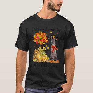 Es ist die wunderbarste Herbstzeit Xoloitzcuintli T-Shirt