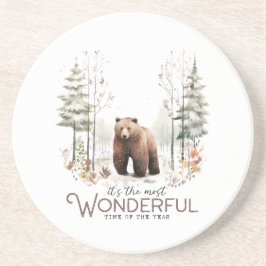 Es ist die wunderbarste Zeit des Jahres, Bär Getränkeuntersetzer
