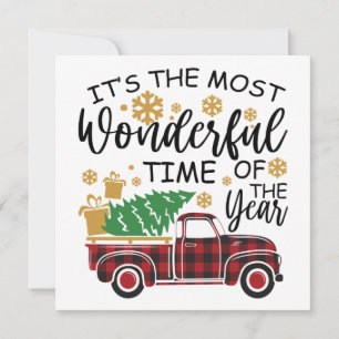 Es ist die wunderbarste Zeit des Jahres Einladung