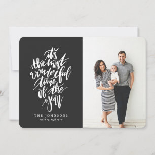 Es ist die wunderbarste Zeit des Jahres Feiertagskarte