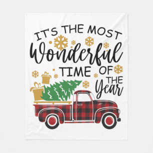 Es ist die wunderbarste Zeit des Jahres Fleecedecke
