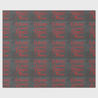 Es ist die wunderbarste Zeit des Jahres Geschenkpapier