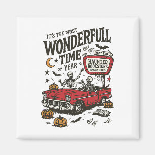Es ist die wunderbarste Zeit des Jahres Halloween  Magnet