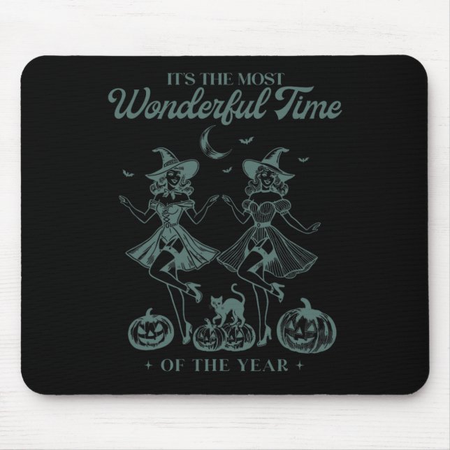 Es ist die wunderbarste Zeit des Jahres Halloween Mousepad (Vorne)