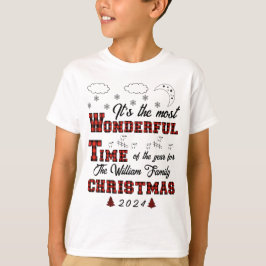 Es ist die wunderbarste Zeit des Jahres Junge T-Shirt