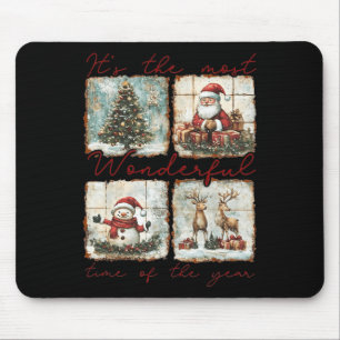 Es ist die wunderbarste Zeit des Jahres Merry Chr Mousepad