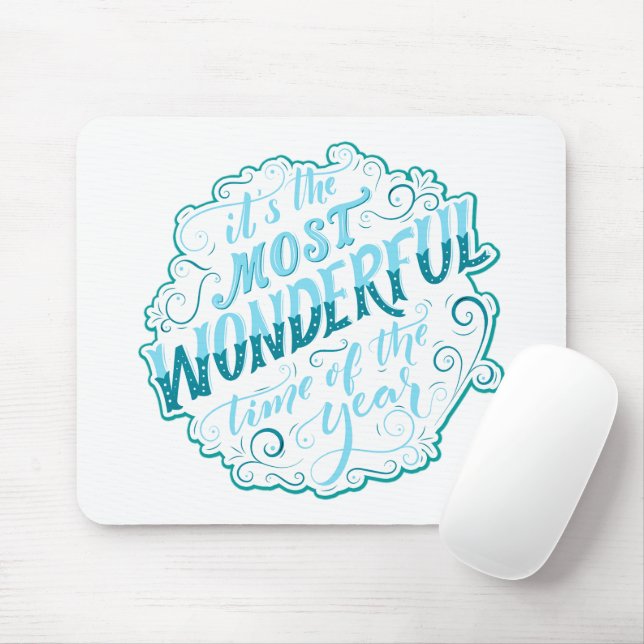 Es ist die wunderbarste Zeit des Jahres Mousepad (Mit Mouse)