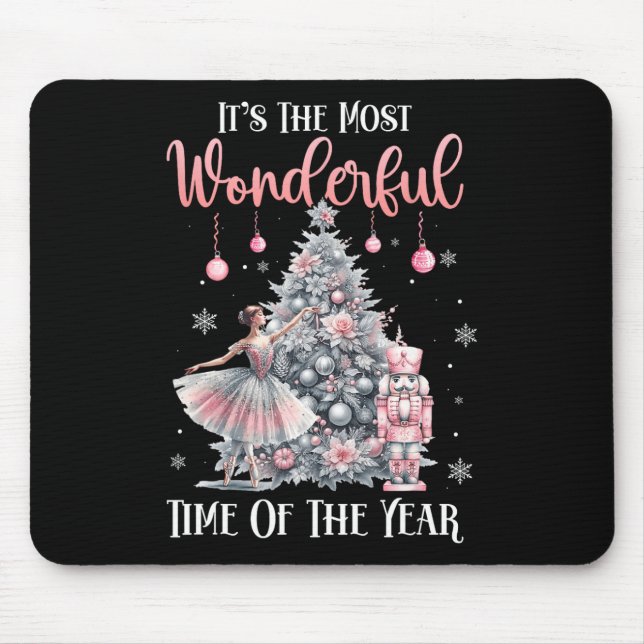 Es ist die wunderbarste Zeit des Jahres Nutcracke Mousepad (Vorne)